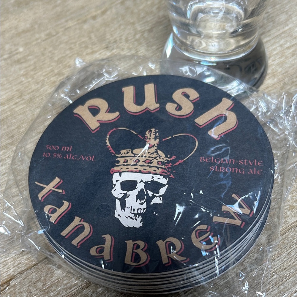 Rush Drink Coasters, Limited Edition